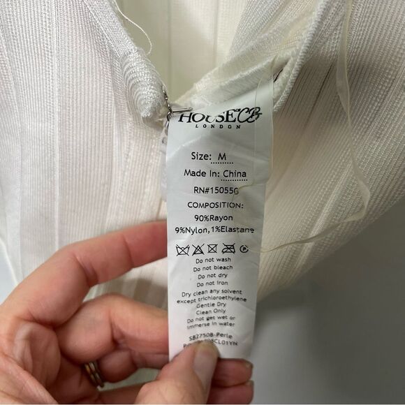 House of CB Perle Ribbed Bodysuit S - Picture 7 of 8